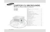 CUPTOR CU MICROUNDE -  · PDF fileCode No.: DE68-03190B CUPTOR CU MICROUNDE Manual de utilizare si ghid de preparare CE1185GW CE1185GB CE1185UB Ghid rapid