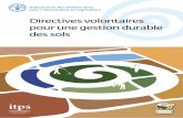 Directives volontaires pour une gestion durable des · PDF fileDirectives volontaires pour une gestion durable des sols Les pr sentes Directives volontaires pour une gestion durable