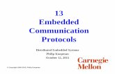 13 protocols handouts.ppt - Carnegie Mellonece649/lectures/13_protocols.pdf · 4 Linear Network Topology BUS • Good fit to long skinny systems – elevators, assembly lines, etc...