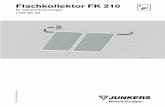 Flachkollektor FK 210 - documents.junkers.comdocuments.junkers.com/download/pdf/file/6720611340.pdf · 22000 V bis 38000 V 5 m über 38000 V oder ... (NTC) oben TDS 1 Solarregler