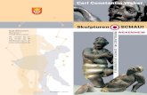 Carl Constantin Weber Skulpturen SCHAU! - · PDF fileCarl Constantin Weber Skulpturen ... Dr. Hanns Theodor Flemming an: »Webers Originalität besteht darin, dass die Bodenhaftung