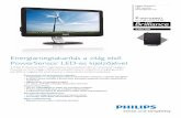 Energiamegtakarítás a világ első · PDF filePhilips Brilliance LED monitor PowerSensor-ral P-sorozatú, 23”-es (58,4 cm-es), Full HD 235PL2EB Energiamegtakarítás a világ első