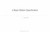 Base Station Speciﬁcation - SENSORO · PDF fileα Base Station by SENSORO, featuring excellent outdoor signal ... Dynamic network optimization designed for stability and high performance