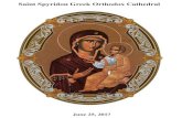Saint Spyridon Greek Orthodox Cathedral Bulletin/Bulletin 17... · Saint Spyridon Greek Orthodox Cathedral ... Προκόπιος ὁ ...