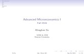 Advanced Microeconomics I - xumhandy.comxumhandy.com/wp/wp-content/uploads/2017/09/00-Introduction.pdf · Martin Osborne’s math tutorial for economists: ... Why do we learn microeconomics?