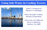 Salt Water Cooling  · PDF fileUsing Salt Water in Cooling Towers John S. Maulbetsch ... “Base Tower” 1,100 1,287 1,400 1638 ... Salt Water Cooling Towers.ppt
