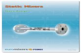 BROCHURE - STANDARD STAIC MIXERS - Euromixers - … static mixers - Brochure.pdf · 1 Mixing Technology Static mixers – Stock Range Introduction Euromixers-Primix design and manufacture