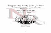 Nansemond River High School - Suffolk Public Schools Blogblogs.spsk12.net/2265/files/2009/07/Band-handbook-2016-2017.pdf · Band Handbook 2016 - 2017 Edward J. Woodis Director of