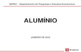 ALUMÍNIO -  · PDF fileoutros insumos Bauxita Energia elétrica Fundentes ... jan fev mar abr mai jun jul ago set out nov dez ... MG 51 51 51 51 51 51 Aratu - BA 58 60 60