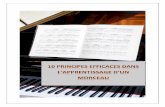 10 PRINCIPES EFFICACES - Apprendre à jouer du pianoapprendre-a-jouer-du-piano.com/wp-content/uploads/2016/12/Bonus-1... · préciser cela en essayant le morceau au piano. Déchiffrer