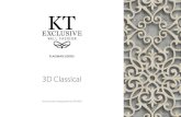 3D Classical - ftp.decaro.ruftp.decaro.ru/Presentations/New2018/KT FLAGMAN_3D Classical... · 3D Classical Особенности коллекции 99Не имеющая аналогов