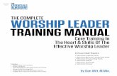Essentials Worship Leader Training Manual Final · PDF file4 The Essentials in Worship course is dedicated to you as a Worship leader, Worship songwriter, Worship musician, Worship