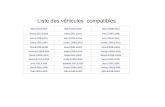 Liste des vhicules compatibles -   H Calculateur diesel A17DTJ 1,7 DECE1C Astra H Calculateur diesel A17DTR 1,7 DECE1C Astra H Calculateur diesel Astra H Calculateur diesel