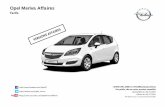 Opel Meriva Affaires - Opel Reims, Reims Automobiles SA · PDF fileTARIFS OPEL MERIVA AFFAIRES (châssis 2015A) Prix public, clés en mains, maxima conseillés ... MOTEUR BOITE DE