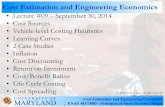 Cost Estimation and Engineering Economics - Dave …spacecraft.ssl.umd.edu/.../483F14L09.costing/483F14L09.costing.pdf · Cost Estimation and Engineering Economics ENAE 483/788D -