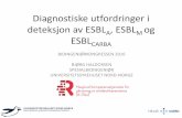 Diagnostiske utfordringer i deteksjon av ESBLA, ESBLM · PDF fileDiagnostiske utfordringer i deteksjon av ESBL A, ESBL M og ESBL CARBA BIOINGENIØRKONGRESSEN 2016 BJØRG HALDORSEN