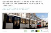 Economic Impacts of Non-Technical Measures for Emisison Reduction · PDF fileEconomic Impacts of Non-Technical Measures for Emisison Reduction in Transport The PEP Workshop, 27.9.2013,