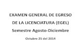 EXAMEN GENERAL DE EGRESO DE LA LICENCIATURA (EGEL ... · PDF fileARQUI - LICENCIADO EN ARQUITECTURA ... EGEL con validación de programa INSTRUCCIONES PEREZ PEREZ PEDRO Examen General