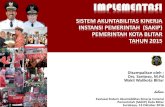 SISTEM AKUNTABILITAS KINERJA INSTANSI …ppid.blitarkota.go.id/dokumen/1585.pdf · Program Peningkatan Mutu ... memenuhi standar kesling, target 83% Bersih, ... INDIKATOR KINERJA