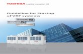 Guideline for Startup of VRF systems - Slovklima · PDF fileGuideline for Startup of TOSHIBA VRF systems ... on the requirements of a particular indoor unit (by DN-defined code 04)