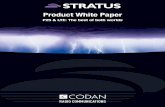 Codan Radio - Stratus Whitepaper · PDF file2 | Page The Stratus Solution 1.1 Codan and Transportable Radio Systems When disasters strike, they usually happen at the worst time, in