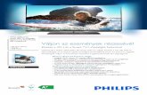 Élvezze a 3D-t és a Smart TV-t Ambilight funkcióval · PDF fileMindenki másképpen érzékeli a 3D-t. Ezért teszi lehetővé a Philips a 3D mélységi szint személyre szabott