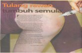 Sel stem pulihkan rawan rosak - Universiti Putra Malaysia ...psasir.upm.edu.my/1240/1/0151.pdf · Kecederaan rawan pada lutut memang perkara biasa. Rawan adalah tisu putih nipis dan