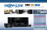Sistemas UPS de Tripp Lite · PDF file3 Cinco Preguntas Básicas a Considerar al Elegir un Sistema UPS ¿Necesita un UPS para Red/Servidor o un UPS de Escritorio? Los sistemas UPS