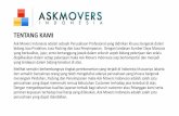 TENTANG KAMI - ask-movers.comask-movers.com/download/Company Profiles ASK.pdf · •Jasa Pindahan Apartemen ... Cleaning Pembersihan sampah ... memberikan service penuh terhadap customer