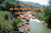 Case Study on the Right to Water and Sanitation in · PDF fileon the Right to Water and Sanitation in Romania Workshop on Equitable access to water, July 5 – 6, 2007, Paris ... –