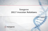 Seegene 2017 Investor  · PDF file2017 Investor Relations 2017. 8