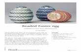 Beaded Easter egg - FacetJewelry.comfacetjewelry.com/-/media/files/projects/2017/04/beadedeasteregg.pdf · Beaded Easter egg EMBELLISH AN EGG ... • 1 Tube each 110 seed beads, 3