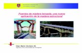 Puentes de madera tensada, una nueva aplicación de la ... - · PDF filePuentes de madera tensada, una nueva aplicación de la madera estructural Gian Mario Giuliano M. Ingeniero Civil,