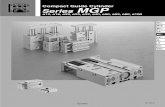 Compact Guide Cylinder Series MGP - SMC株式会社 · PDF fileCompact Guide Cylinder Series MGP ø12, ø16, ø20, ø25, ... well as holes for the hexagon socket head screws which