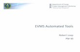 Loop, EVMS Automated Tools - Department of Energyenergy.gov/sites/prod/files/2016/04/f30/023 Loop, EVMS Automated... · EVMS Automated Tools ... Schedule Analytics Deltek Acumen Fuse