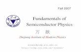Fundamentals of Semiconductor Physics - zimp.zju.edu.cnzimp.zju.edu.cn/~xinwan/semiphys07/notes/chapter1.pdf · characteristics of semiconductor devices. ... Ions only see a timeaveraged
