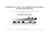 FONTE DE ALIMENTAÇÃO CHAVEADA - dlg.com.br · PDF fileCWF24-05 FONTE DE ALIMENTAÇÃO CHAVEADA Página 6 de 20 Manual do usuário CWF24-05 MAN-PT-DE-CWF24-05-01.00_14 Todos os direitos