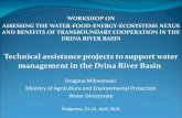Technical assistance projects to support water  · PDF fileTechnical assistance projects to support water ... Reka 346 km dugačka ... • Održavanje reke - regulacija