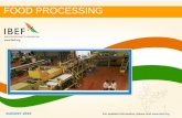 FOOD PROCESSING - Business Opportunities in India ... · PDF fileMilk and milk products Meat and poultry ... drinking water Alcoholic ... FOOD PROCESSING IS A KEY CONTRIBUTOR TO EMPLOYMENT