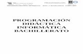 Programación informática bachillerato · PDF filese proponen en la programación ya sean de Bachillerato Tecnológico ... 20-05-05 Página 5 de 36 ... y sus aplicaciones a campos