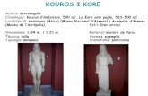 KOUROS I KORE - stjosep.comstjosep.com/escola2/wp-content/uploads/2012/10/1-KOUROS-I-KORE.… · Les korai (kore, en singular, vol dir donzella) eren imatges que es creu que representaven