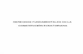 DERECHOS FUNDAMENTALES EN LA ... -  · PDF fileISBN-9978-94-018-9 Manuales Jurídicos del Ecuador ISBN -9978-94-100-2 Derechos Fundamentales en la Constitución Ecuatoriana ©