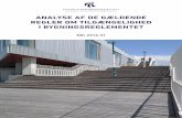 Analyse af de gældende regler om tilgængelighed i ... · PDF fileog høj arkitektonisk kvalitet. Siden 1972 har tilgængelighed været en del af den danske byggelovgivning. Gennem