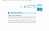 CHAPTER 8 Separation and Puriﬁcation  · PDF fileCHAPTER 8 Separation and Puriﬁcation Methods ... CHAPTER 8: Separation and Puriﬁcation Methods ... Ethyl acetate and diethyl