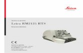 Uputstvo za upotrebu Leica RM2125 RTS · PDF fileOvo uputstvo za upotrebu sadrži važna uputstva i informacije u vezi sa bezbednošću rada i održavanjem ... Kako bi se održalo