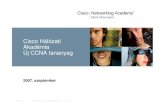 Cisco Hálózati Akadémia Új CCNA · PDF file• IP címzés – VLSM és alhálózatok • haladó kapcsolás és forgalomirányítás • EIGRP, OSPF, VLAN, VTP, Frame Relay •
