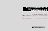 Praktisk Statistik til Mikroøkonomi og Makroø · PDF filePraktisk Statistik til Mikroøkonomi og Makroøkonomi Til brug sammen med Mikroøkonomi Teori og beskrivelse og Makroøkonomi