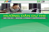 HƯỚNG DẪN DỰ THI · PDF fileHƯỚNG DẪN DỰ THI IC3 ... cách sử dụng và tìm kiếm thông tin trên mạng, các phần mềm ... Tiếng Anh Tiếng Việt IC3 GS4