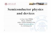 Semiconductor physics and devices - ee.sjtu.edu.cnee.sjtu.edu.cn/edu_yan/uploadfiles/201404030900321614394.pdf · Semiconductor physics and devices Li Xiao Chun 李晓春 Phone: 34205350