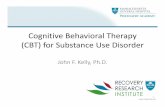 Cognitive Behavioral Therapy (CBT) for Substance Use …media-ns.mghcpd.org.s3.amazonaws.com/sud2018/2018... · 5. Reduce relapse risk (Abstinence Violation Effect) Major Goals of